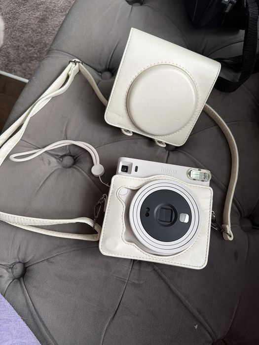 Aparat foto instant Fujifilm Instax SQ1 alb, cu husă și accesorii