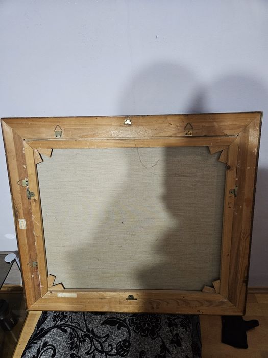 Tablou vechi   pe panza 85x75