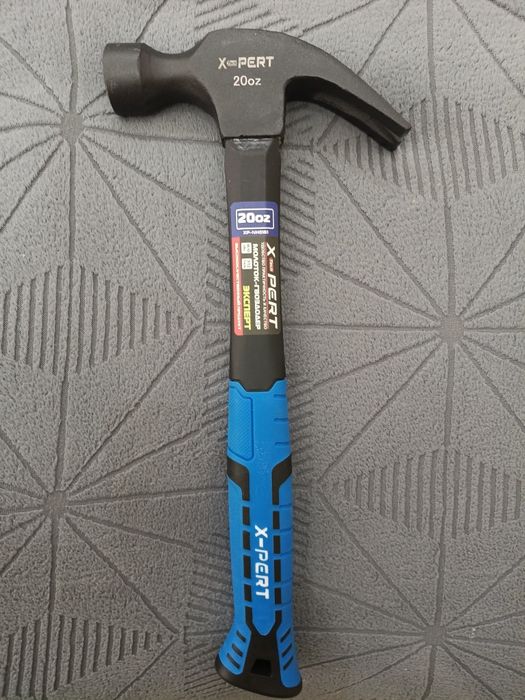 Молоток - гвоздодер ручной Эксперт новый, большой