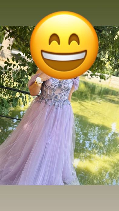 Бална Рокля лилава.