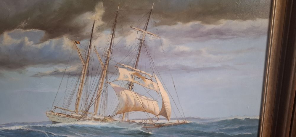 Морски пейзаж-бурно море