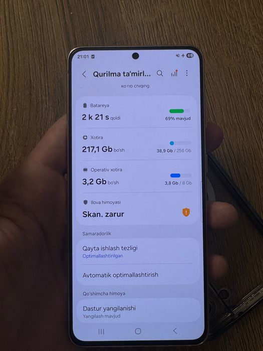 Samsung S21 ideal holatda