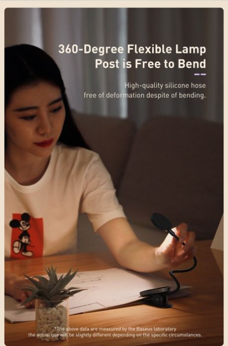 Baseus Беспроводная Настольная Лампа Dimmable Wireless Desk Lamp