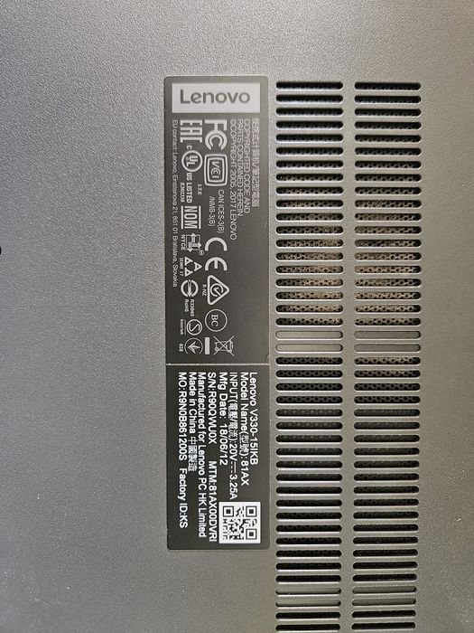 Laptop Lenovo V330 i7-8550U 8GB 256SSD Radeon 530 FHD 15.6" (2018)