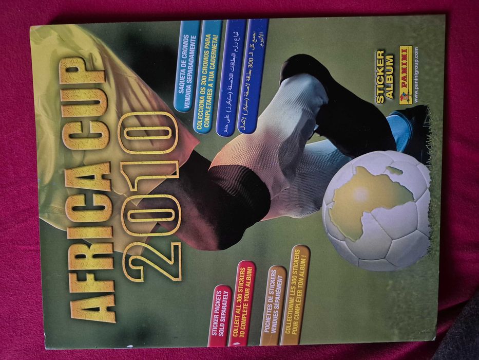 Africa Cup 2010 stikere panini set complet+ album