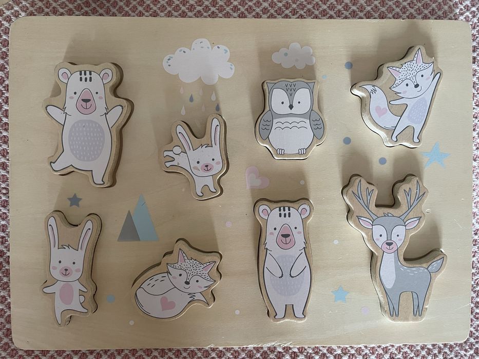 Дървени образователни играчки и пъзели