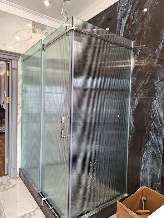 Лофт,перила,душевые пергородки