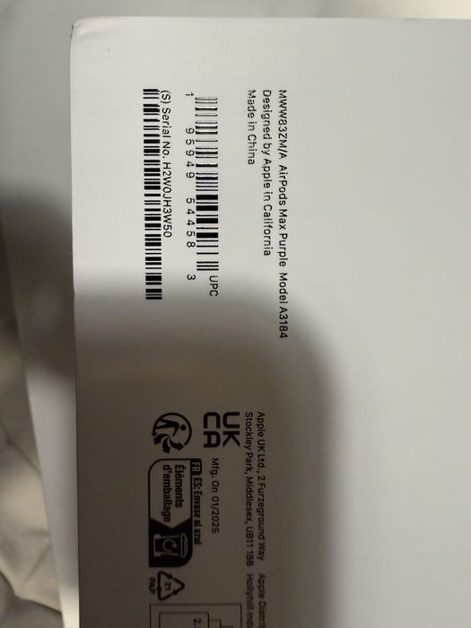 Casti Apple AirPods Max purple, Garantie 05.2027, Factura