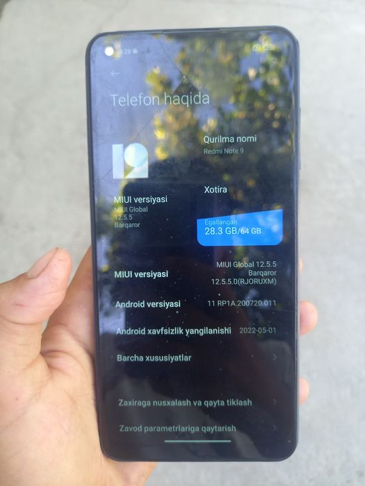 Redmi note 9 SOTILADI