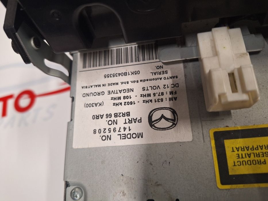 Cd - Radio music player Mazda 3 / Сд Радио музика Мазда 3 2008г.