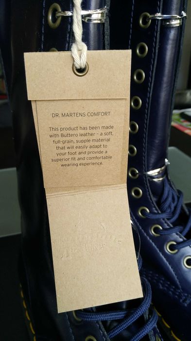 Dr Martens Док Мартенс много високи кожени кубинки с цип, номер 41