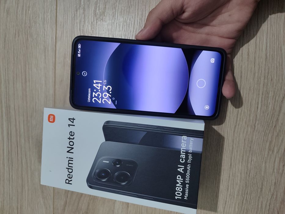 Redmi Note 14 +Bonus 33W zaryadchik