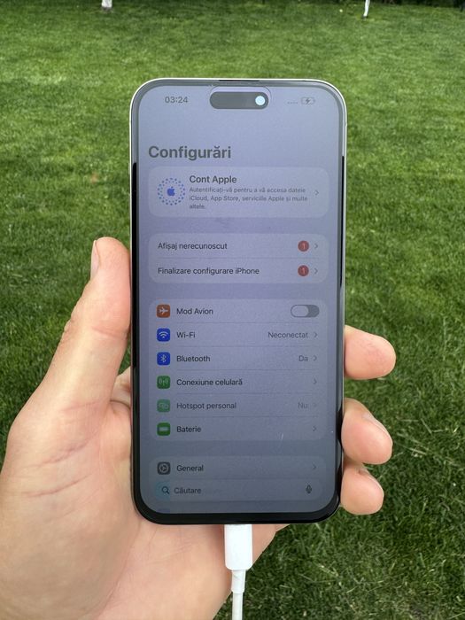 Apple iPhone 15 Pro Max 256GB ORIGINAL neverlocked bateria 86% impecabil ca NOU perfect functional 588 cicluri de incarcare