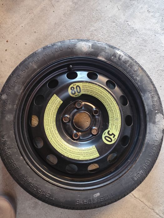 Roata de rezerva slim  Vw golf 6