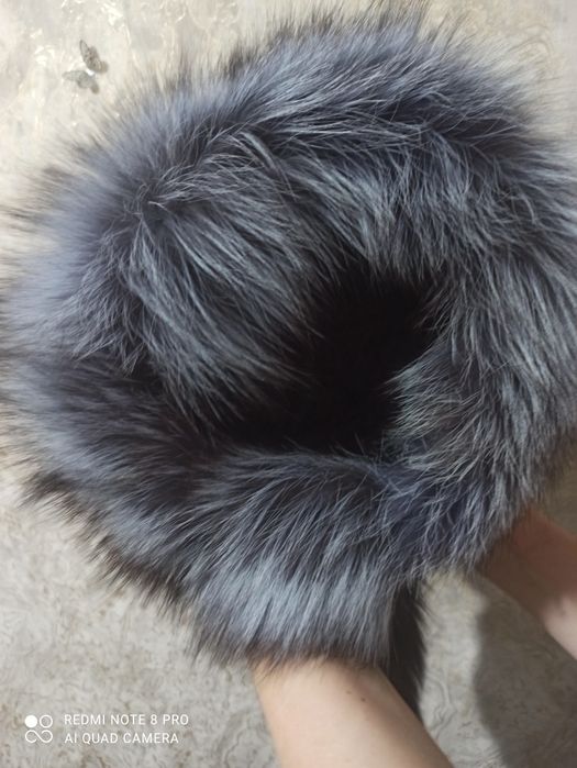 Шапка из лисьего меха