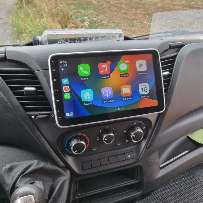 Navigatie android 1din Carplay Waze YouTube GPS BT USB