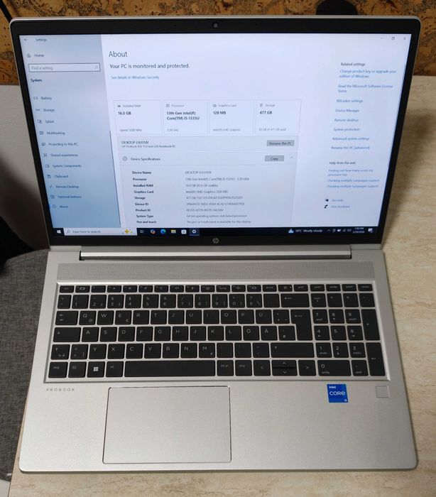HP ProBook 450 G10 i5-13335U 16Gb 512Gb