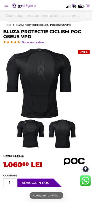 Protectie ciclism / Enduro -  POC Oseus vdp