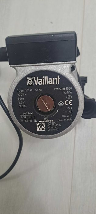 Pompa recirculare Vaillant. VPAL-5/2A (Grundfos).