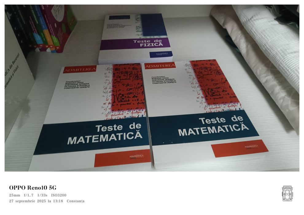 Culegeri matematică și fizică pentru admiterea la politehnică