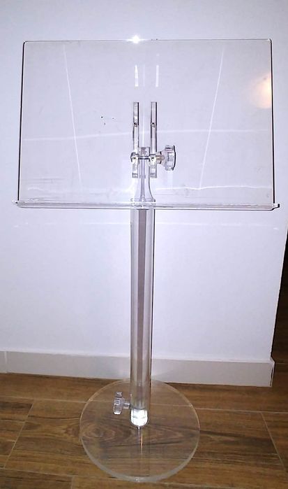 Stand pupitru podium stativ plexiglas acrilic înălțime unghi reglabile