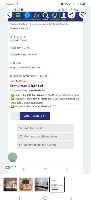 Coltar cairo utilizat