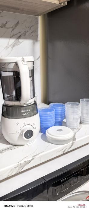 Комбиниран уред за готвене Philips Avent - 4 в 1, за здравословна бебе