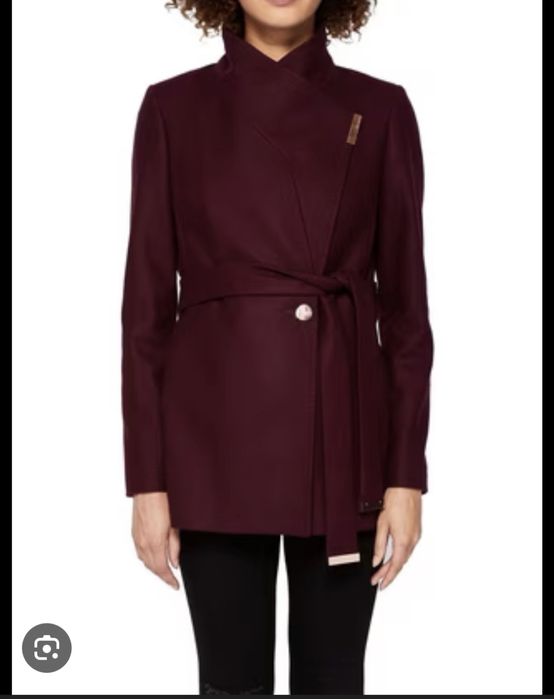 Бордо палто на Ted Baker , размер С/1