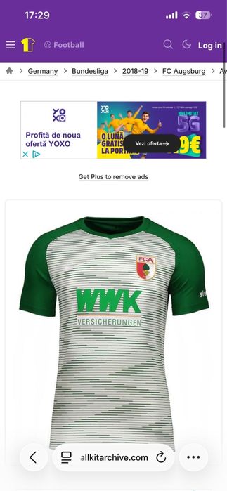 Tricou FC Augsburg Germania nike