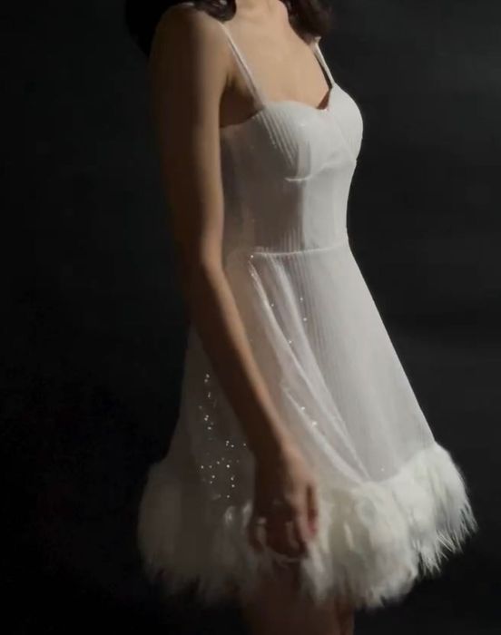 Платье женское белое