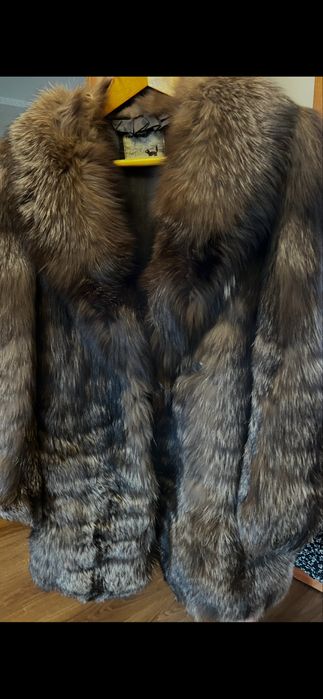 Шуба из чернобурки