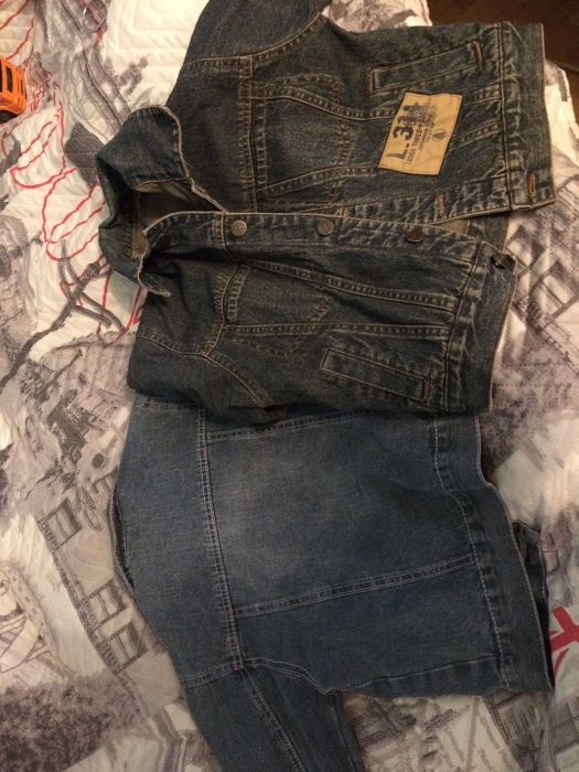 Две дънкови якета 110/116