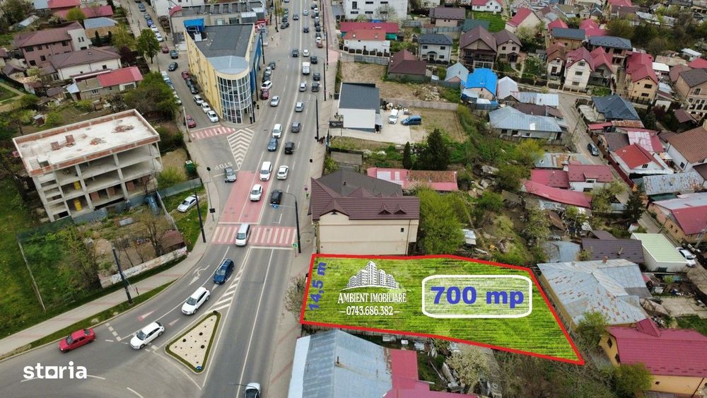 Teren Intravilan De Vânzare – Poziție Excepțională, Vizibilitate Maxim
