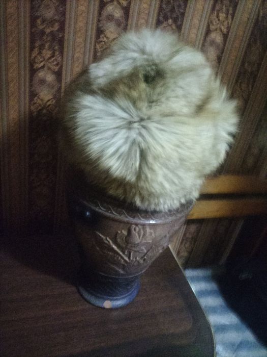 Одежда для женщин. Меховая шапка песцовая, времён СССР.