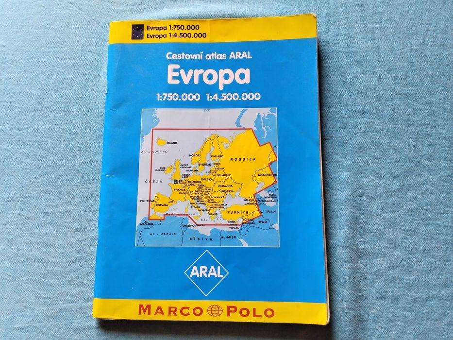 много ценна и пълна и подробна авто карта на цяла Европа, за пътуване