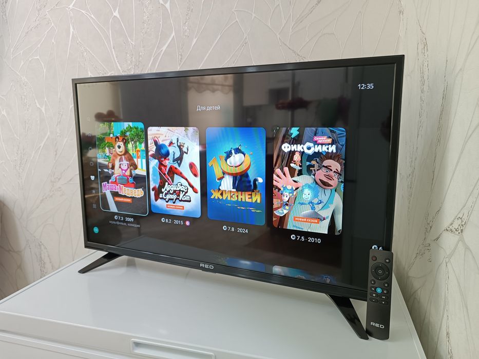 Телевизор Red Yandex Смарт ТВ + Документы.