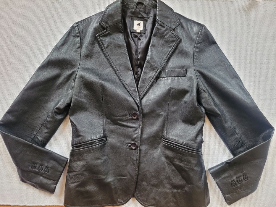 Сако естествена кожа