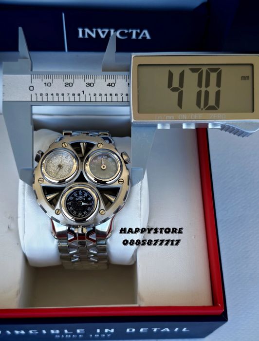 INVICTA Cerberus Silver 47 mm, Инвикта нов мъжки часовник