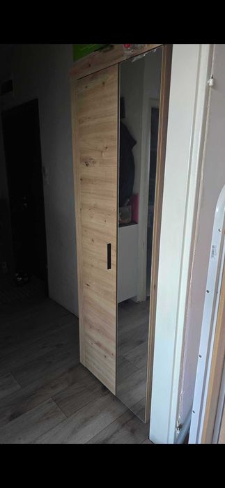 Гардероб Портманто с огледало Ш 65 x Д 34 x В 192 (cm)