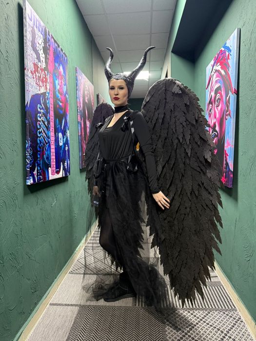 Крылья, Костюм Малифисценты, рога