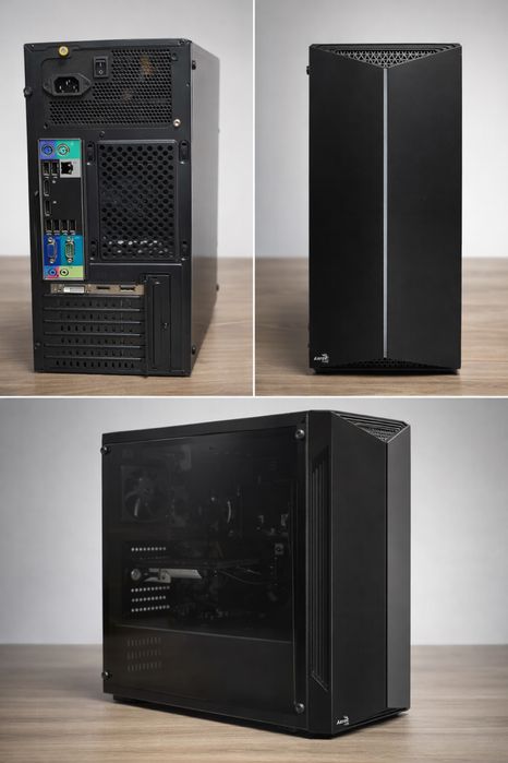 Геймърски компютър Xeon E3-1230 v2 / RX 560 4GB / 16GB RAM / SSD