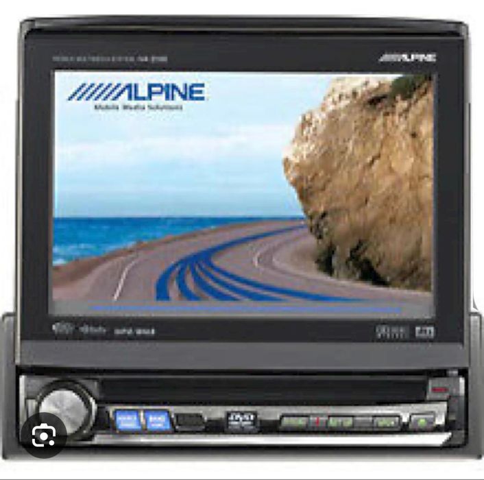 DVD/ CD player auto Alpine IVA D100R Touch Slide ecran retractabil-BT