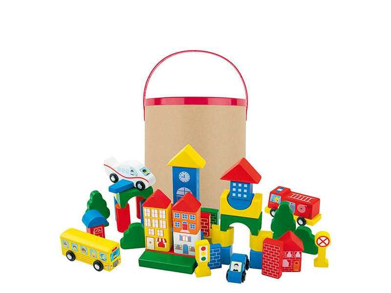 НОВИ! Конструктор дървени блокчета различни модели