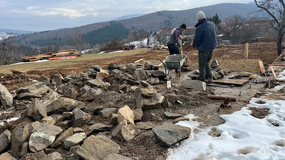 Construim Ziduri de sprijin din piatra naturala de munte sau cariera