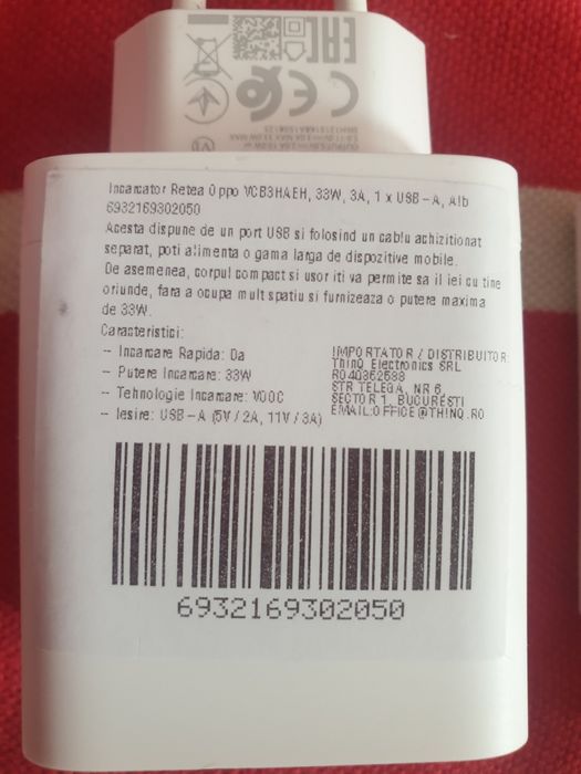 Încărcător fast charging Oppo