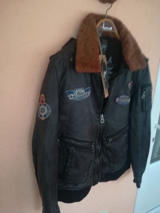 Geaca noua piele bărbați Gipsy L Aviator