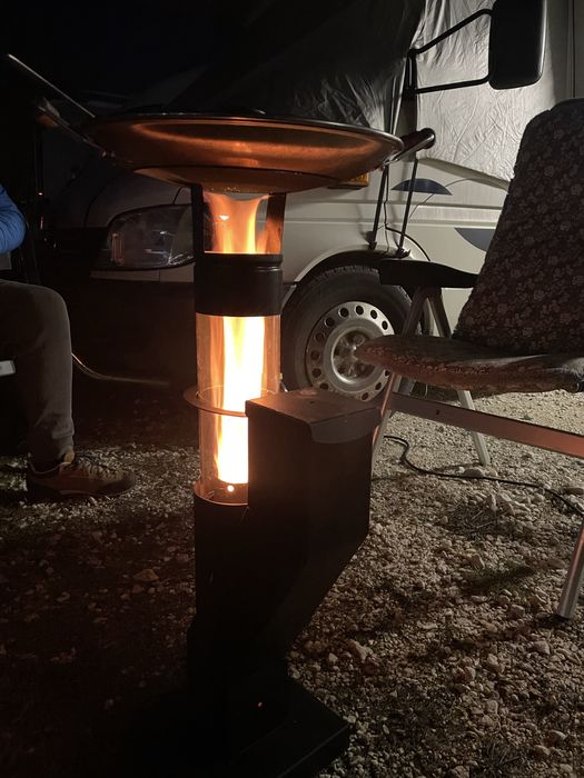 Дубайска камина  на пелети