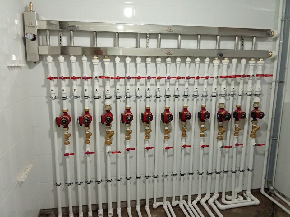 Теплый пол.Весь спектр сантехнических услуг.