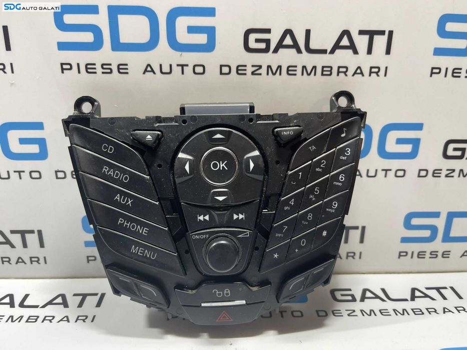 Panou Consola Comanda Buton Butoane Radio CD Player Telefon Ford Focus 3 2010 - 2018 Cod AM5T-181K811-BD
