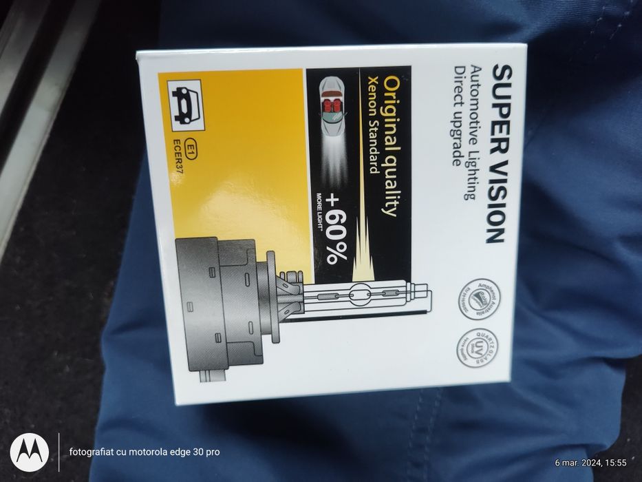 Becuri  led și xenon d1s d2s D3S   H⁷7ed 6000k